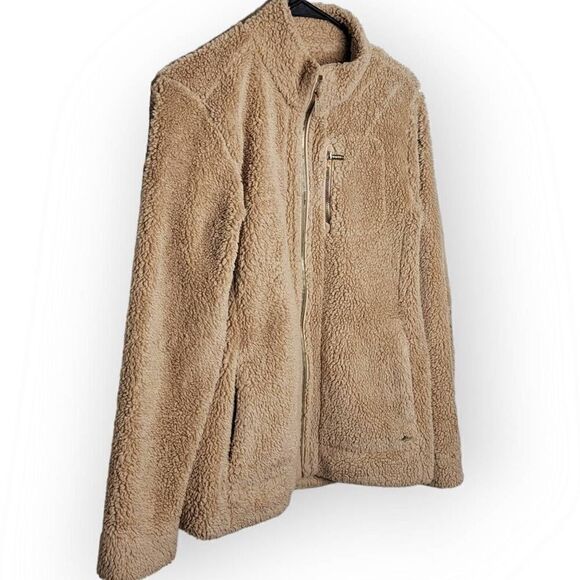 Calvin Klein Women's Teddy Bear Full Zip Sherpa Jacket size Medium - Picture 2 of 6